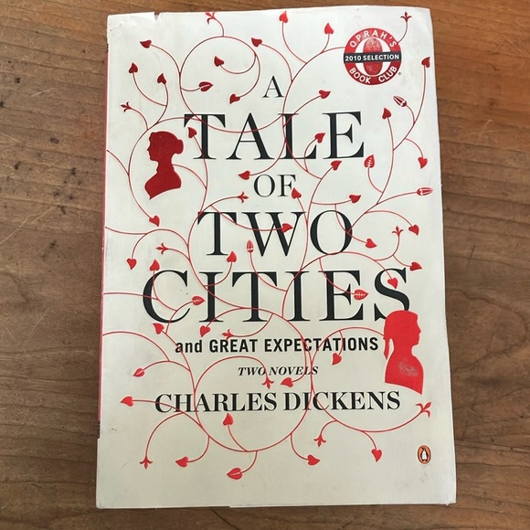 A Tale of Two Cities and Great Expectations Book - WATER DAMAGED Charles Dickens - Picture 1 of 16
